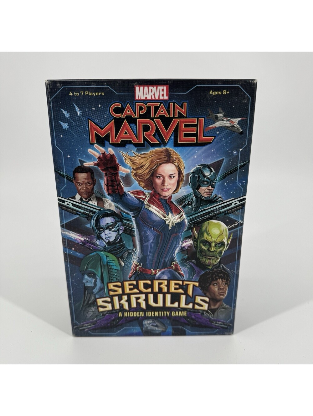 Marvel Game Captain Marvel Secret Skrulls Board Game Usaopoly
